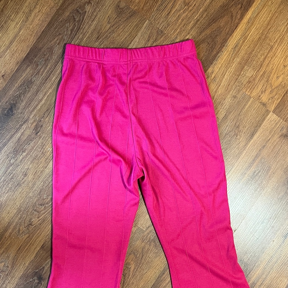 Pink Flare Women's Pants - Perfect for Barbie Costume - Picture 9 of 10
